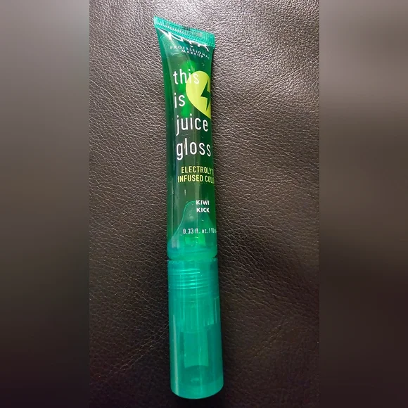 NYX This Is Juice Lip Gloss Electrolyte Infused Kiwi Kick Full Size 0.33oz NWT - Picture 5 of 6